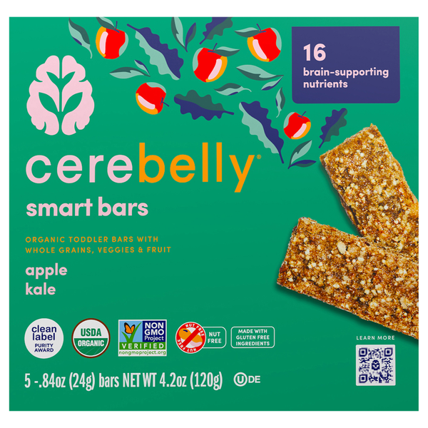 Baby Food & Formula Cerebelly Smart Bars, Apple Kale hero