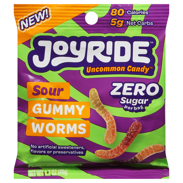 Candy & Chocolate Joyride Candy, Sour, Gummy Worms hero