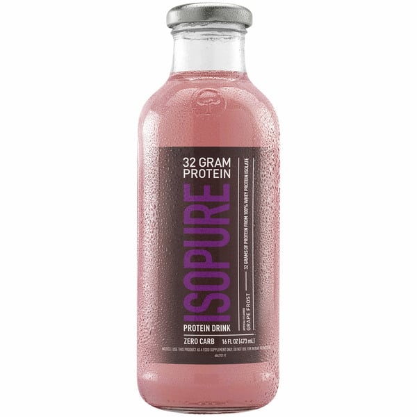 Isopure Grape Frost Zero Carb Protein Drink hero