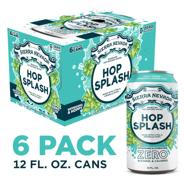 Sierra Nevada Hop Splash Sparkling Hop-Infused Water hero