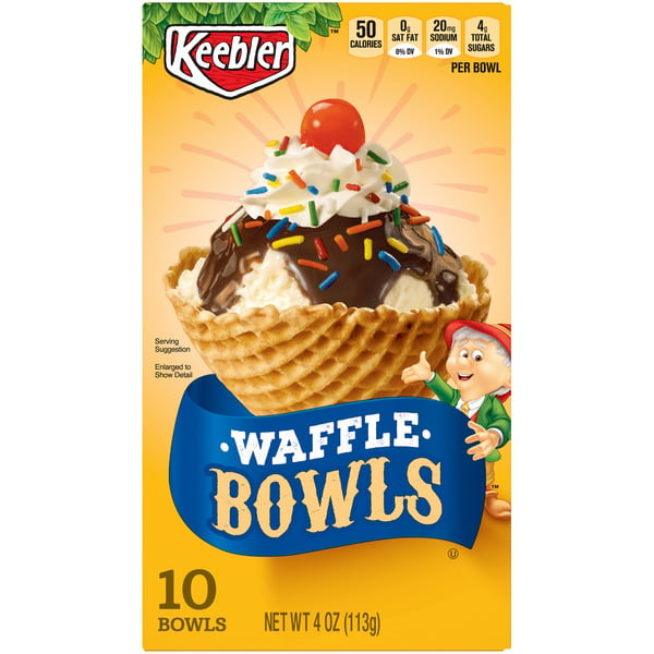 Ice Cream Toppings Keebler Cones Original hero