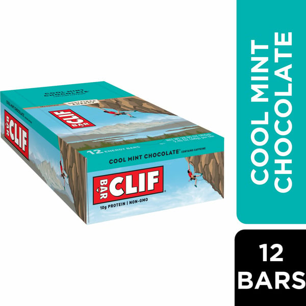 Energy & Granola Bars CLIF BAR Cool Mint Chocolate With Caffeine Energy Bars hero