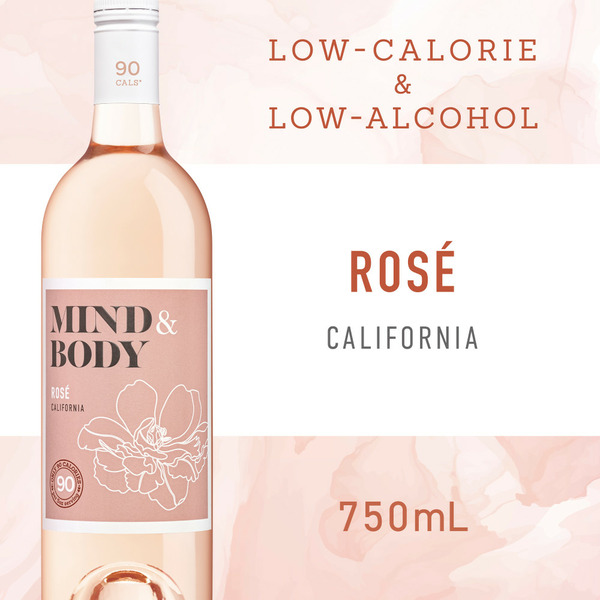 Mind & Body Low Alcohol, Low Calorie Rosé Wine hero