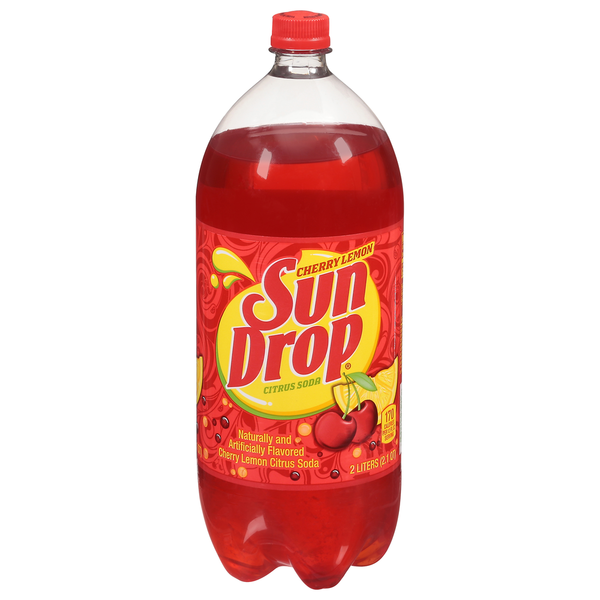 Soft Drinks Sun Drop Cherry Lemon Soda hero