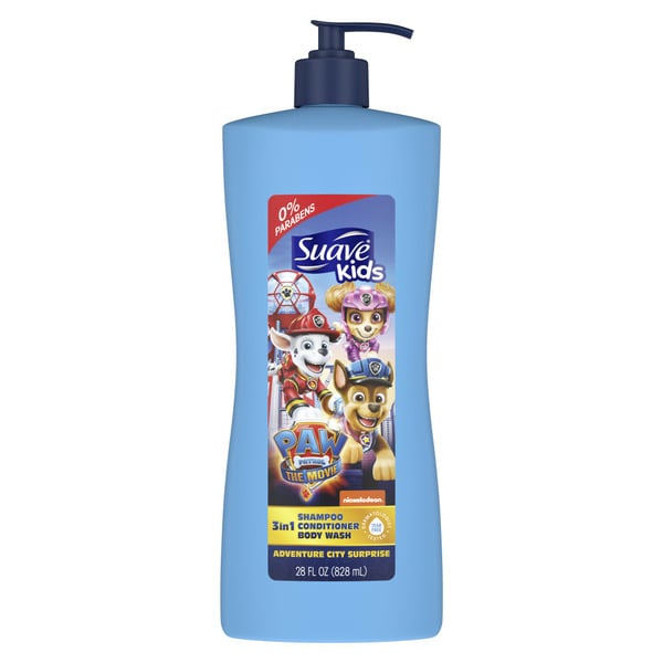 Body Lotions & Soap Suave 3-In-1 Shampoo, Conditioner, Body Wash Paw Patrol Adventure hero