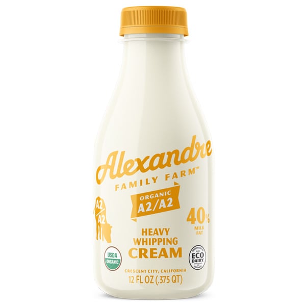 Cream Alexandre Family Farm Organic A2/A2 Heavy Whipping Cream hero