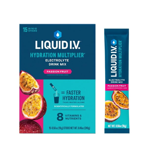 Liquid I.V. Electrolyte Drink Mix, Passion Fruit hero