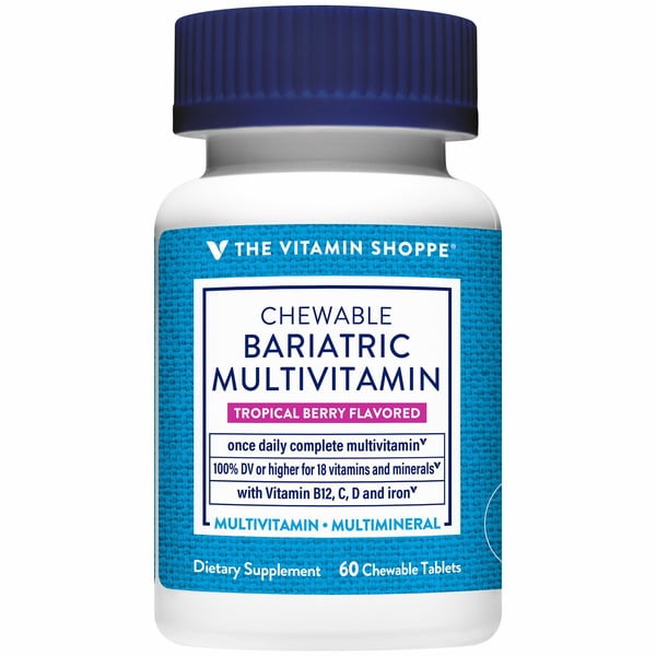 The Vitamin Shoppe Bariatric Chewable Multivitamin Tablets hero