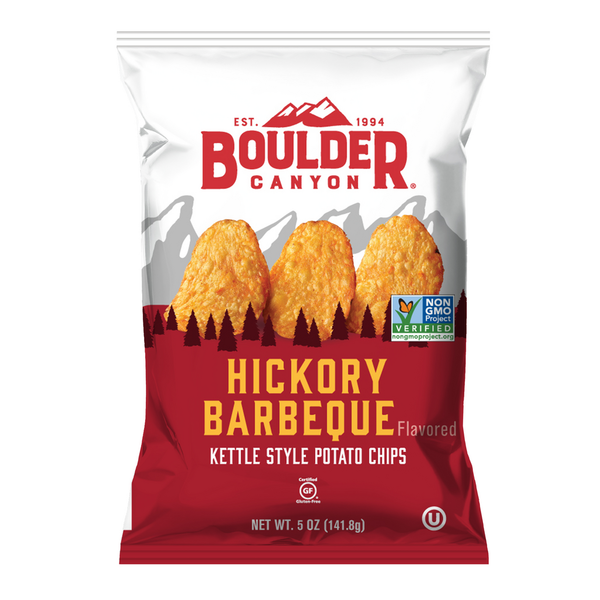 Chips & Pretzels Boulder Canyon Hickory Barbeque Potato Chips hero