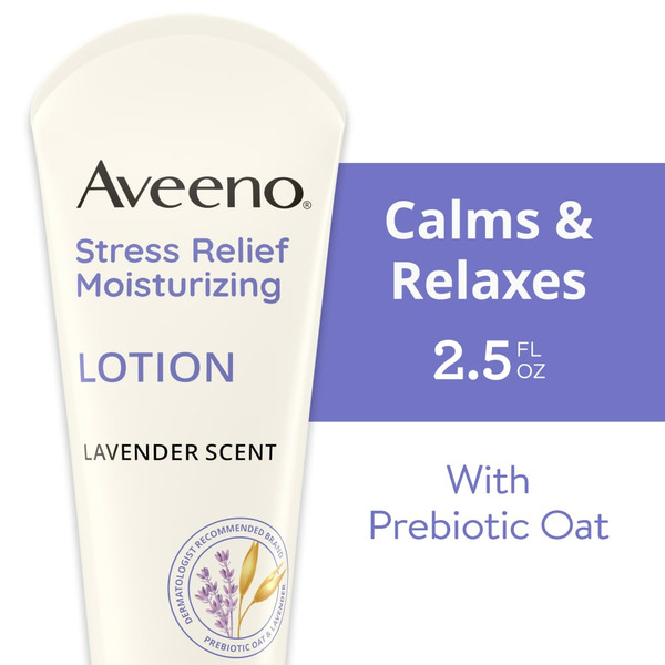 Body Lotions & Soap Aveeno Stress Relief Moisturizing Lotion, Lavender Scent hero