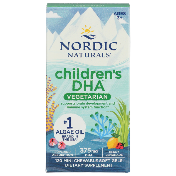 Nordic Naturals Children's Dha Vegetarian – Berry Lemonade hero