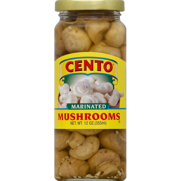 Canned & Jarred Vegetables Cento Mushrooms, Marinated hero