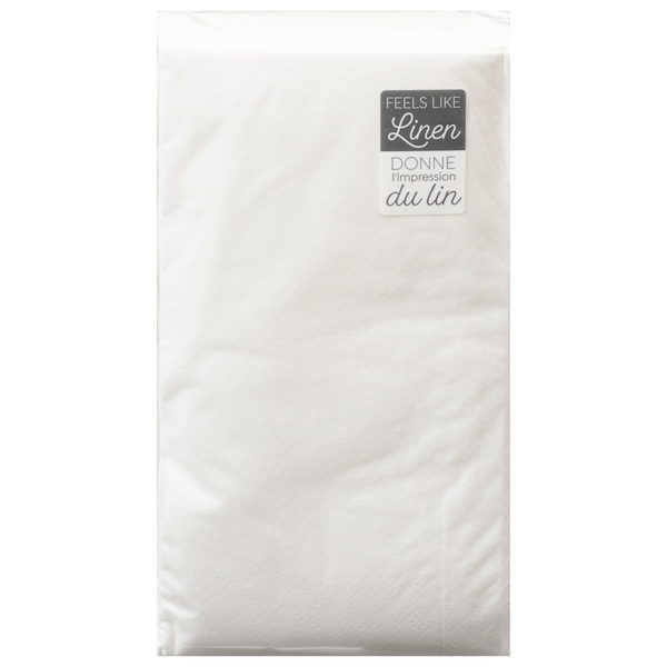 Sensations Napkins, White Ultra Blanc, 1 Ply hero