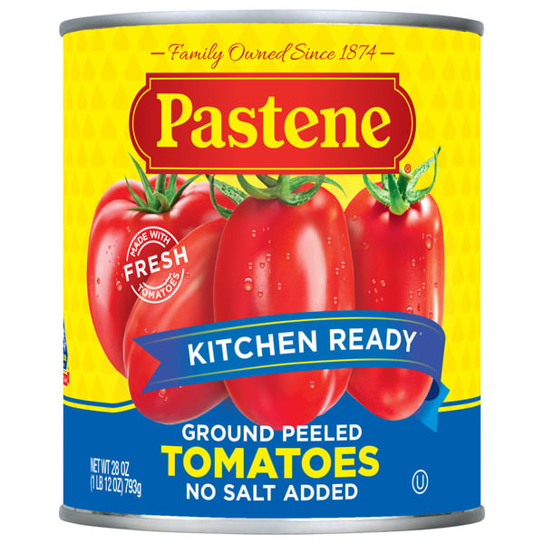 Canned & Jarred Vegetables Pastene Kitchen Ready Tomatoes, No Salt Added hero