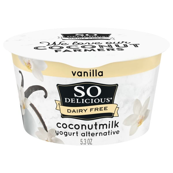 Dairy Alternatives So Delicious Vanilla Coconut Milk Yogurt Alternative, Vegan, Non-GMO, Dairy Free hero