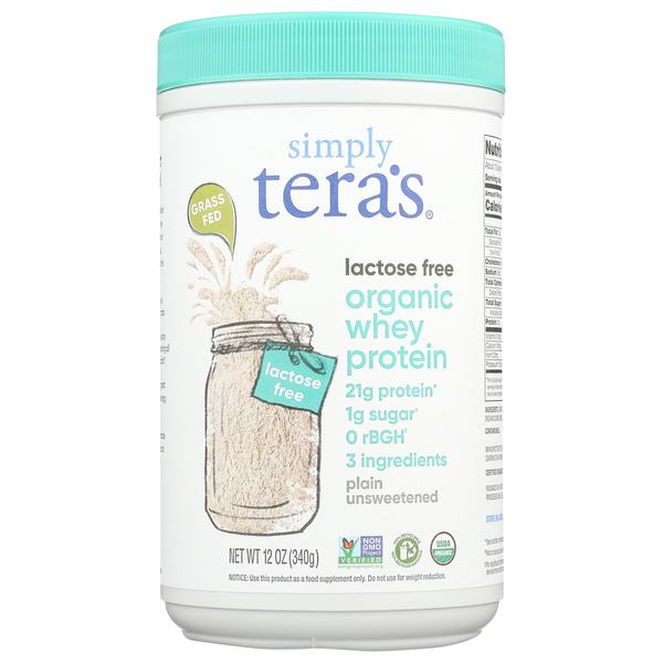 Dietary Supplements Simply Tera's Organic Whey Protein hero