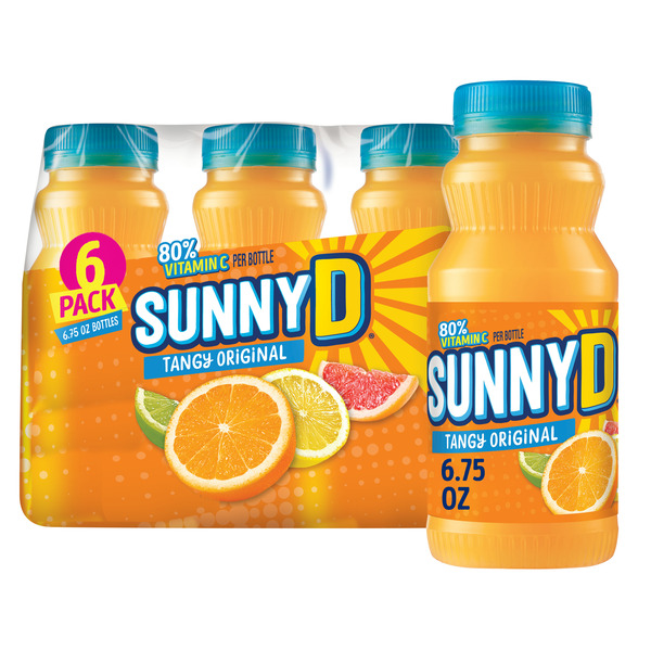 Refrigerated SunnyD Tangy Original Orange Juice Drink hero