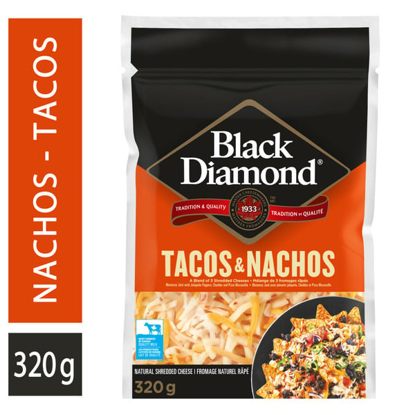 Packaged Cheese Black Diamond Tachos & Nachos Shredded Cheese hero