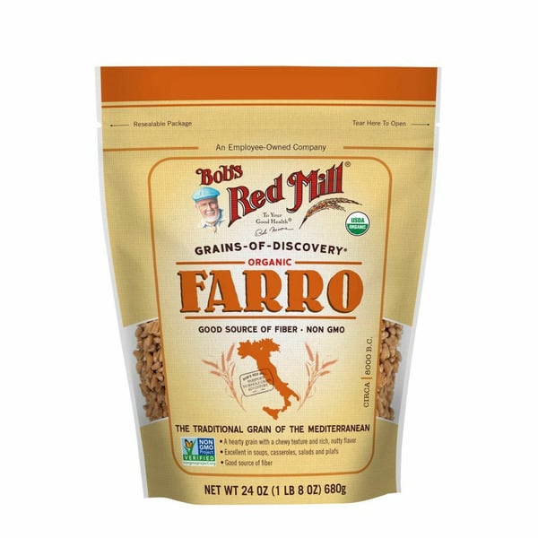 Bulk Grains, Rice & Dried Beans Bob's Red Mill Farro Grain, Organic hero