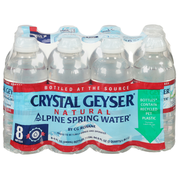 Water, Seltzer & Sparkling Water Crystal Geyser Natural Alpine Spring Water hero