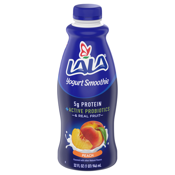 Yogurt LALA Yogurt Smoothie, Peach hero