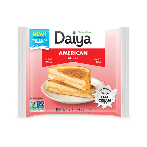 Cheese Daiya Dairy Free American Cheese Slices hero