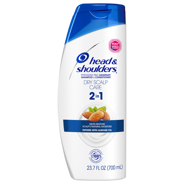 Hair Care Head & Shoulders Shampoo + Conditioner, Dry Scalp Care, 2 in 1 hero