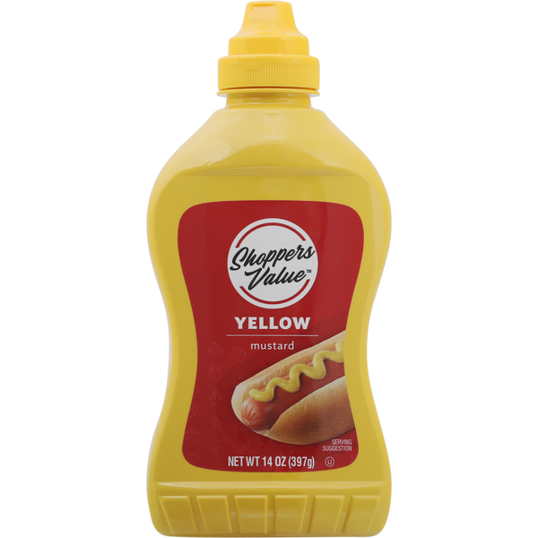 Condiments Shoppers Value Mustard, Yellow hero