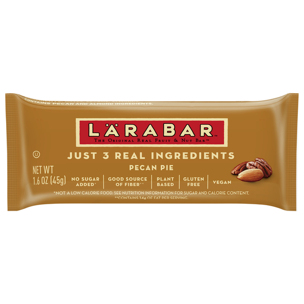 Protein & Nutritional Bars LÄRABAR Fruit & Nut Bar, Pecan Pie hero