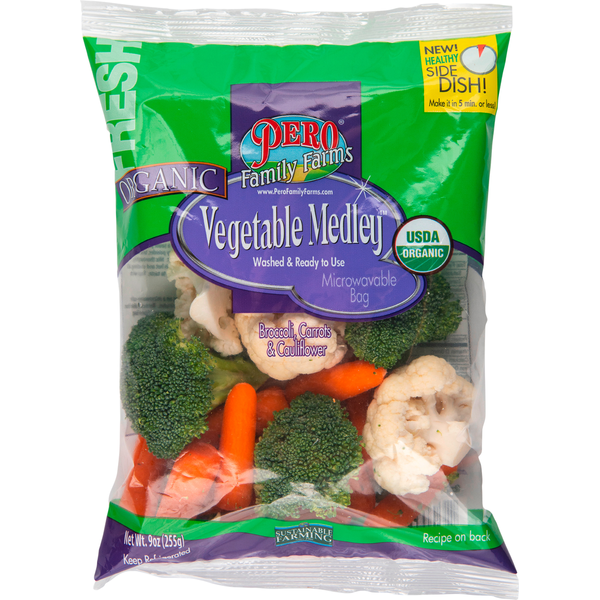 Packaged Vegetables & Fruits Pero Family Farms Vegetable Medley, Organic hero