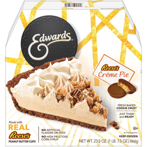 Frozen Dessert Edwards Creme Pie, Reese's hero