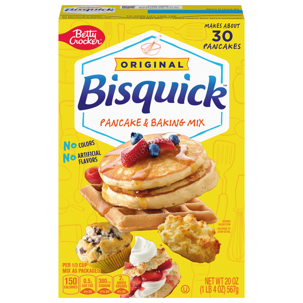 Hot Cereal & Pancake Mixes Bisquick Pancake & Baking Mix, Original hero