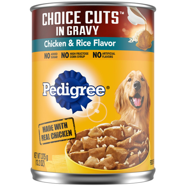 Dog Food & Care Pedigree Choice Cuts in Gravy Chicken & Rice Flavor Dog Food hero