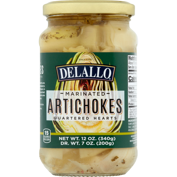 Canned & Jarred Vegetables DeLallo Artichokes, Marinated, Quartered Hearts hero