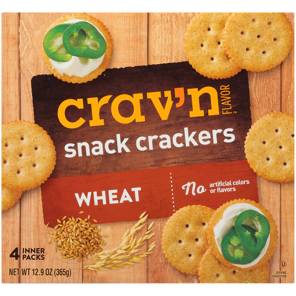 Cookies & Cakes Crav'n Flavor Wheat Snack Crackers hero