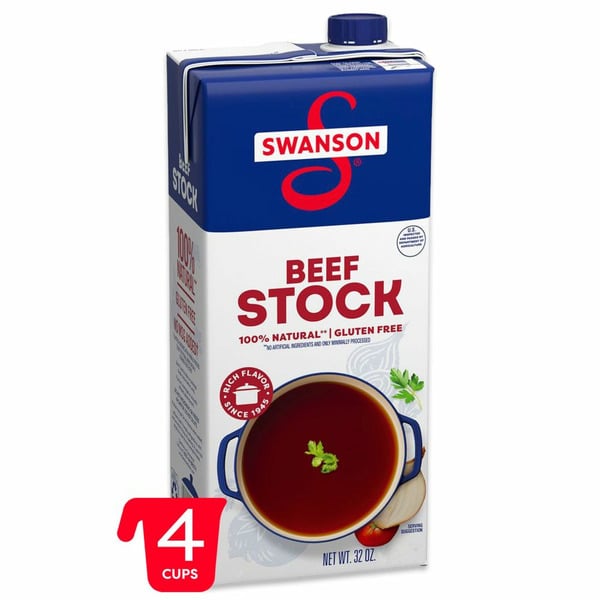 Soup, Broth & Bouillon Swanson's 100% Natural Beef Stock hero