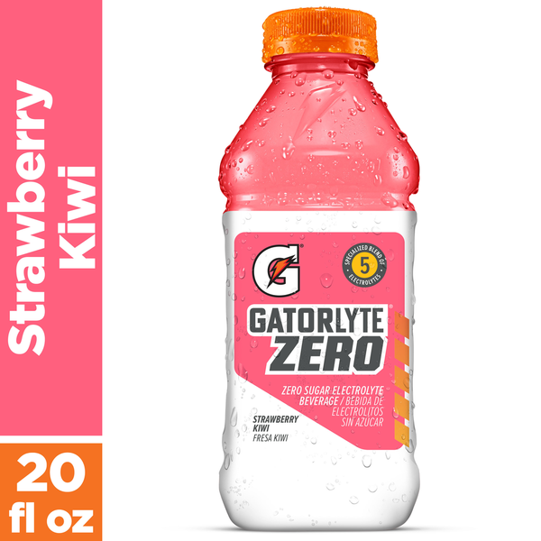 Energy & Sports Drinks Gatorade Zero Sugar Electrolyte Beverage Strawberry Kiwi 20 Fl Oz hero