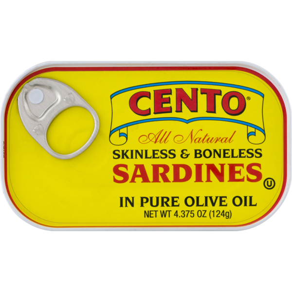 Canned Meat & Seafood Cento Sardines in Pure Olive OIl hero