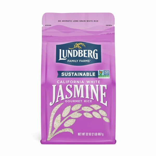 Grains, Rice & Dried Goods Lundberg Family Farms Gourmet, California White Jasmine Rice hero