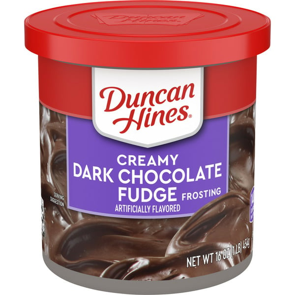 Baking Supplies & Decor Duncan Hines Creamy Dark Chocolate Fudge Frosting hero