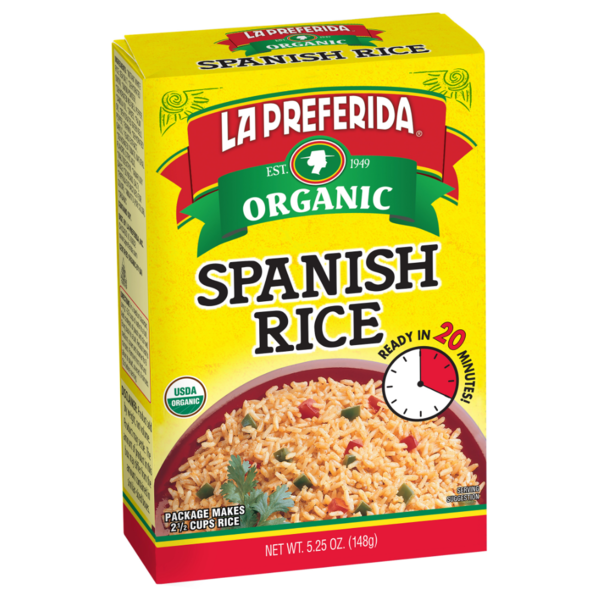 La Preferida Organic Spanish Rice, Box, (Ready in 20 min) hero