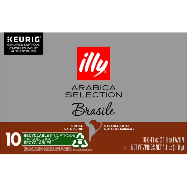 Coffee illy Coffee, Arabica Selection, Brasile, K-Cup Pods hero