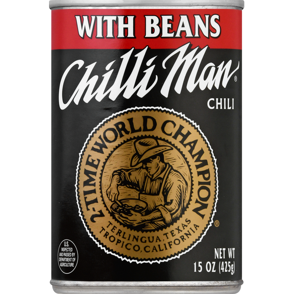 Canned Meat & Seafood Chilli Man Chili with Beans hero