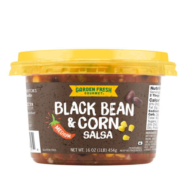 Preserved Dips & Spreads Garden Fresh Gourmet Black Bean & Corn Salsa hero