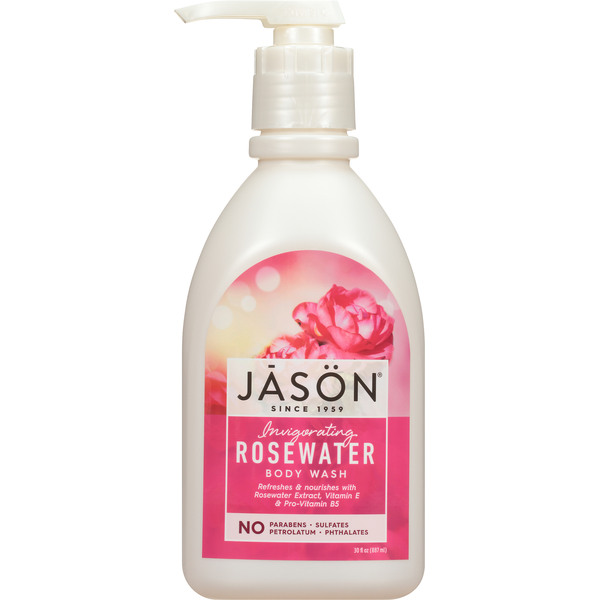 Body Lotion, Soap & Oils JĀSÖN Body Wash, Rosewater, Invigorating hero