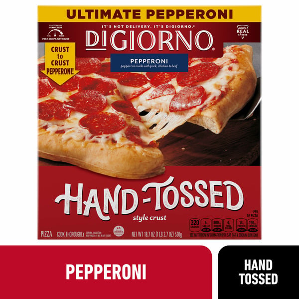 Frozen Pizza DiGiorno Frozen Pizza - Frozen Pepperoni Pizza - Hand Tossed Style Pizza Crust hero