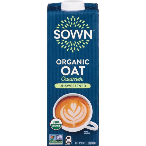 Cream Sown Oat Creamer, Organic, Unsweetened hero