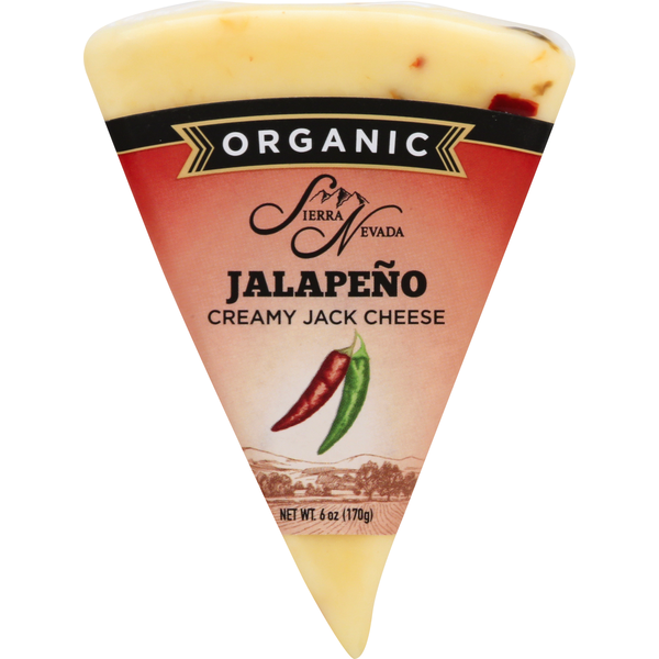 Packaged Cheese Sierra Nevada Creamy Jack Cheese, Organic, Jalapeno hero