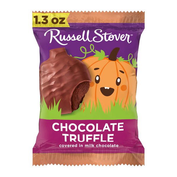 Candy & Chocolate Russell Stover Halloween Milk Chocolate Chocolate Truffle Pumpkin hero