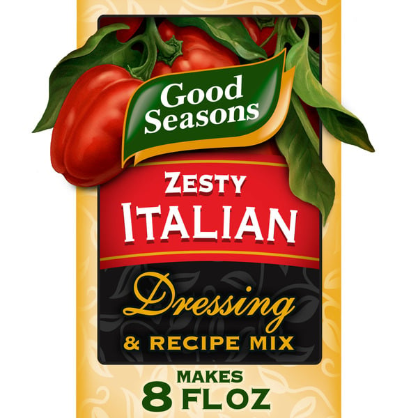 Salad Dressing & Toppings Good Seasons Zesty Italian Dressing & Recipe Seasoning Mix hero